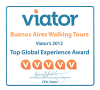 Viator 5 Star Rating  Award 2012